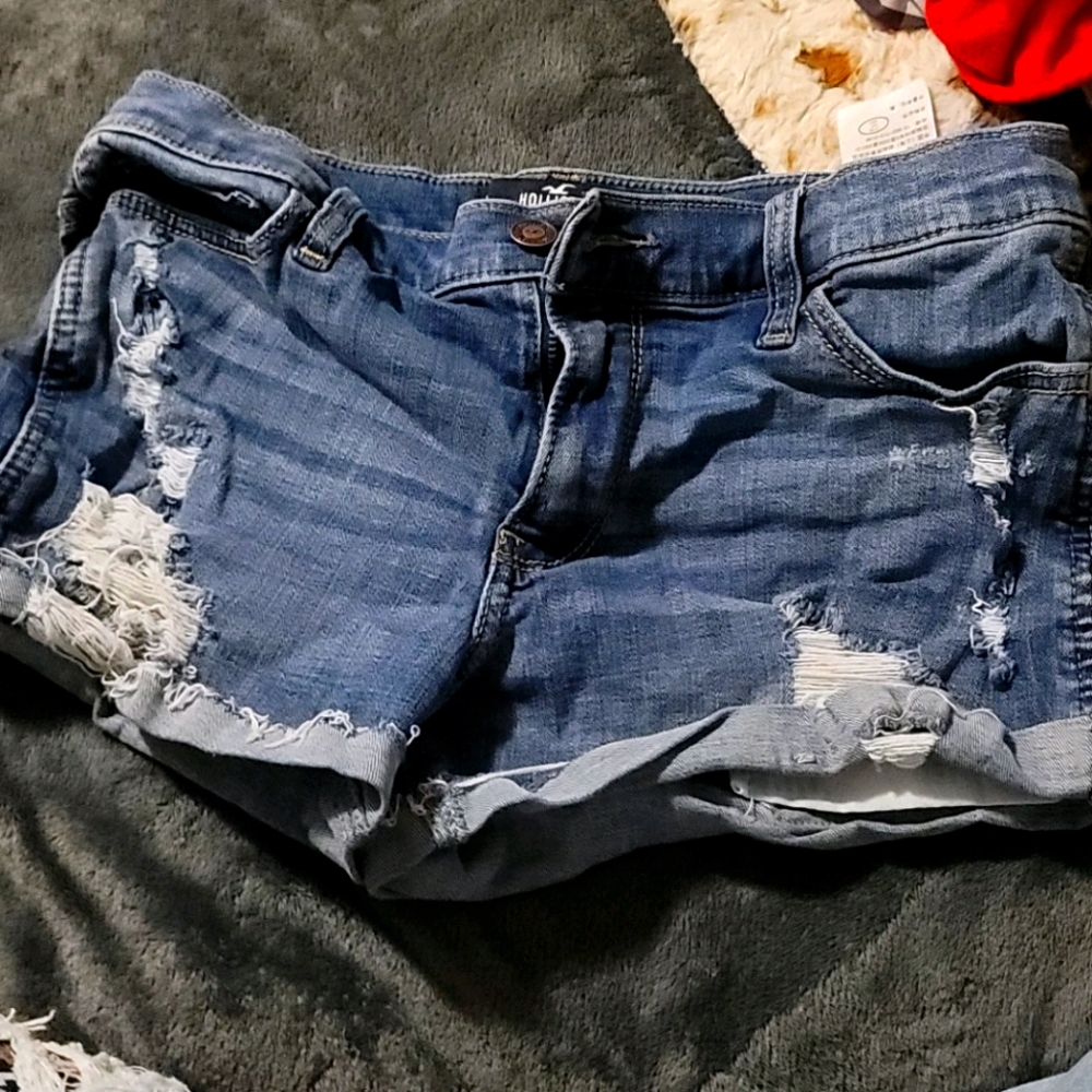 Hollister blue Jean shorts